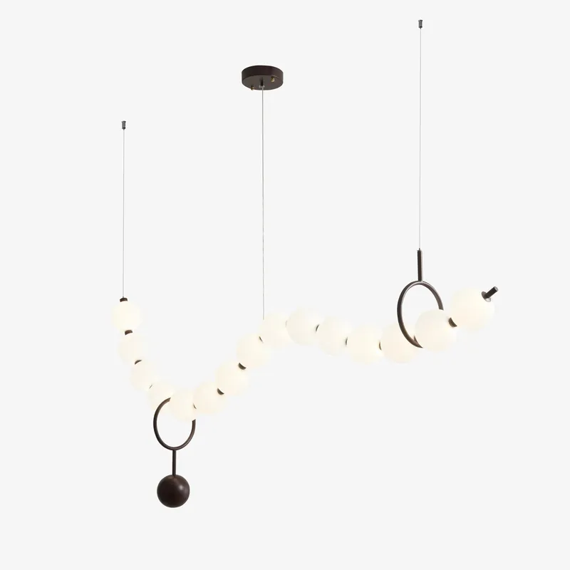 Ezrah Moderne Minimalistische Acryl Metall Pendelleuchte