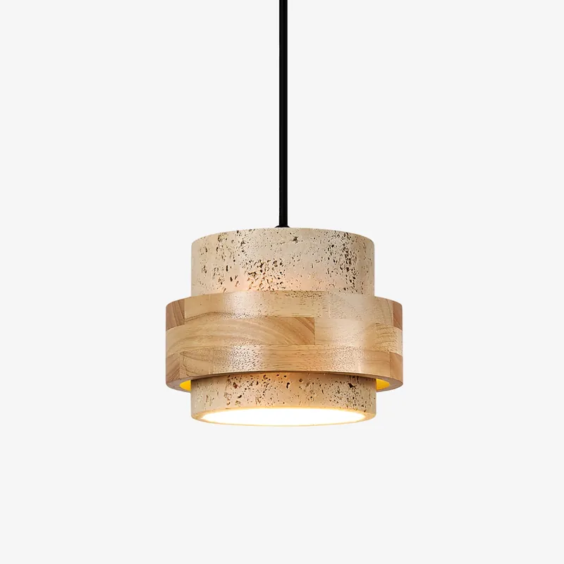 Liora Moderne Minimalistische Travertin Hängeleuchte