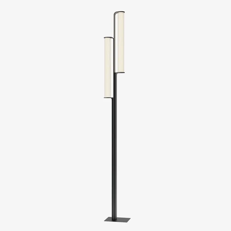 Lumo Arc Art LED Edelstahl Stehlampe für den Außenbereich