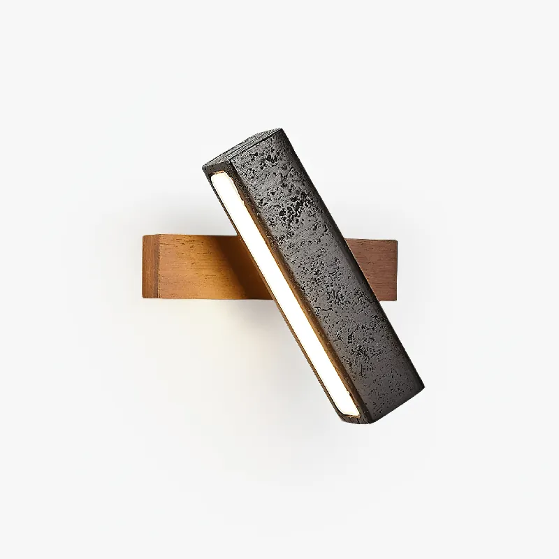 Elias Moderne Minimalistische Travertin Wandlampe