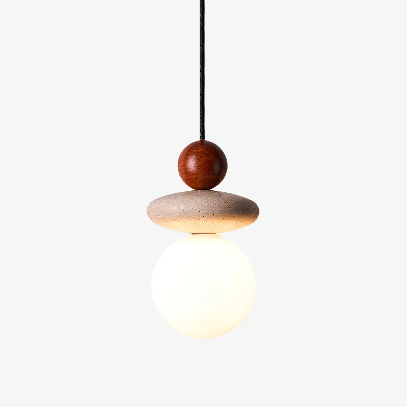 Lumi Moderne Minimalistische Travertin Hängeleuchte