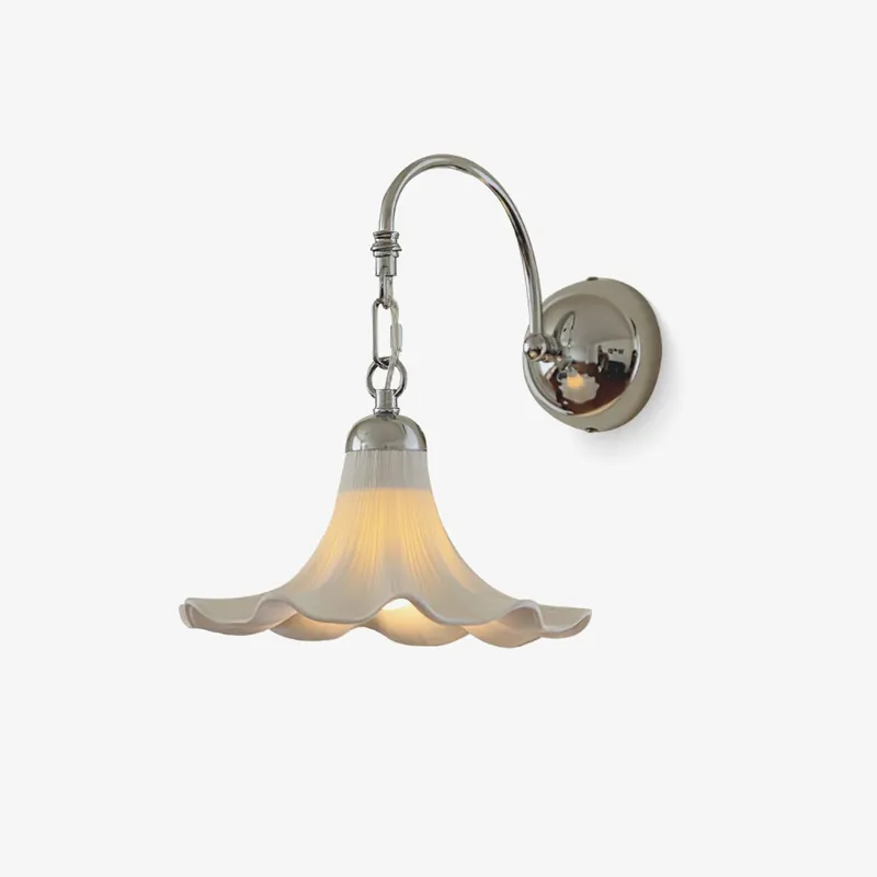 Ethereal Petal Elegante Minimalistische Wandleuchte