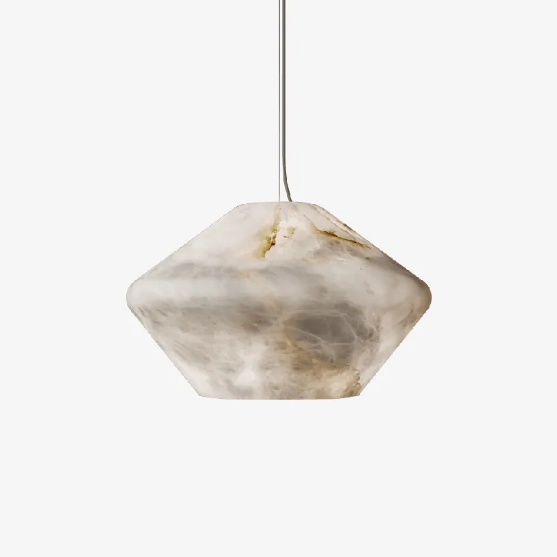 Alabaster Veil Elegante Minimalistische Hängeleuchte