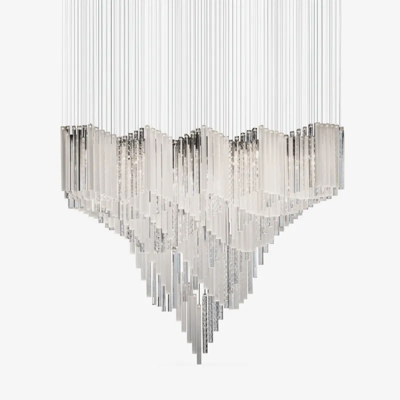 Diamond Cloud Geometrischer Kristall Kronleuchter