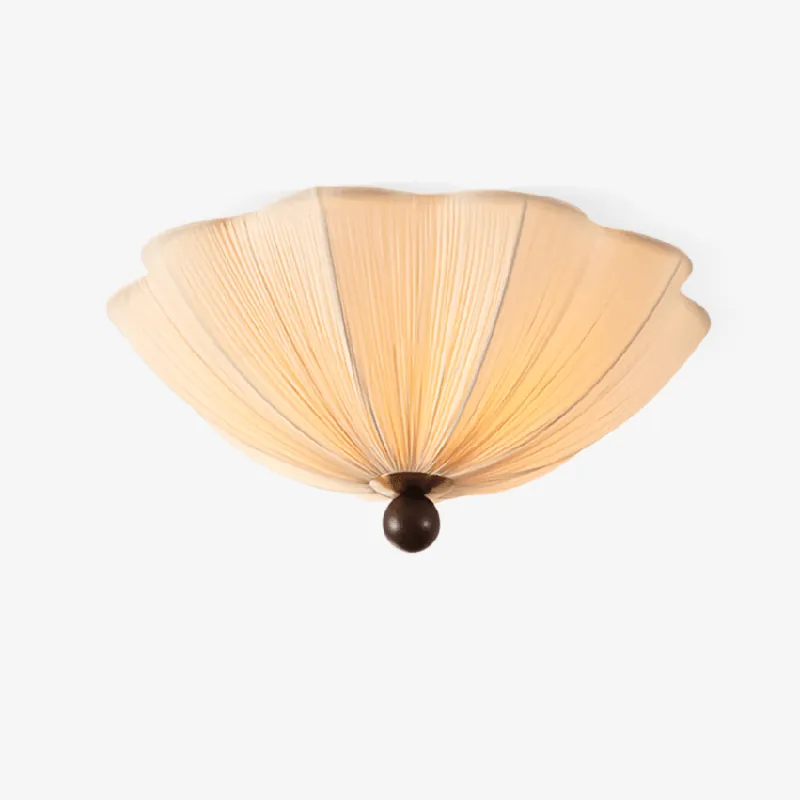 Petals Elegante warme Stoff-Deckenlampe