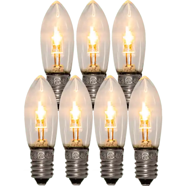 E10 LED 0,5W 10-55V Pack De 7