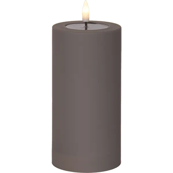 LED Bougie Pilier Flamme Soft 18cm