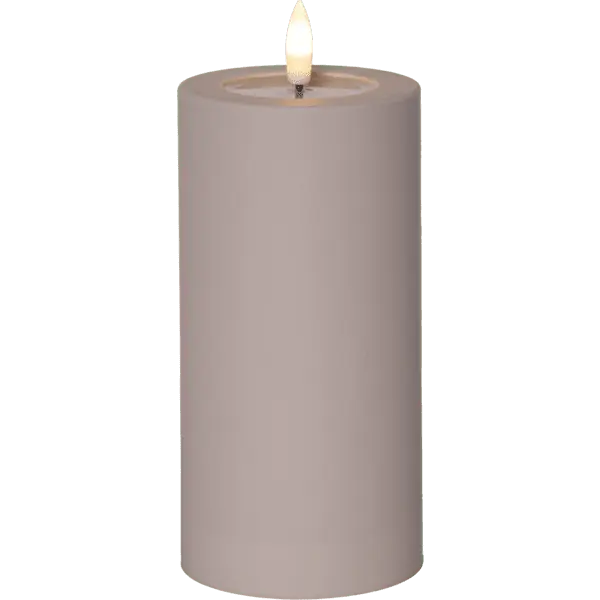 LED Bougie Pilier Flamme Soft 18cm