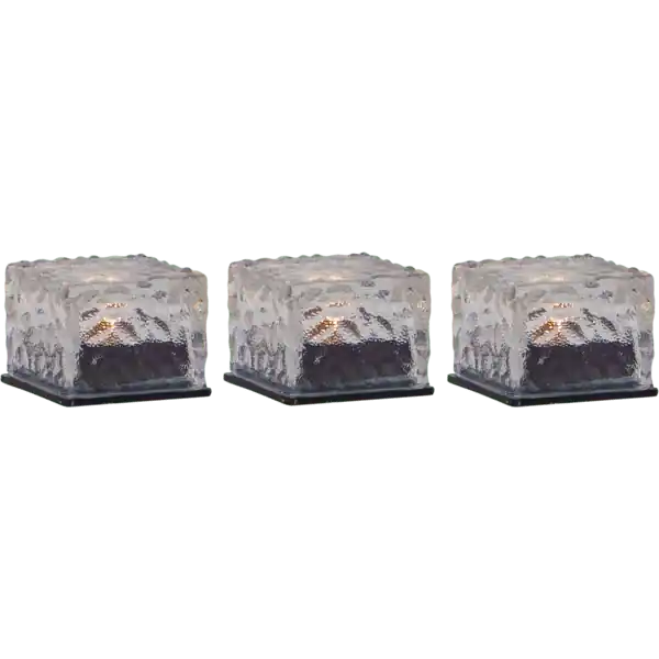 Icecube Pack De 3 lampe solaire