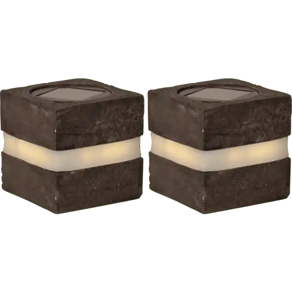 Stonecube Pack De 2 lampe solaire