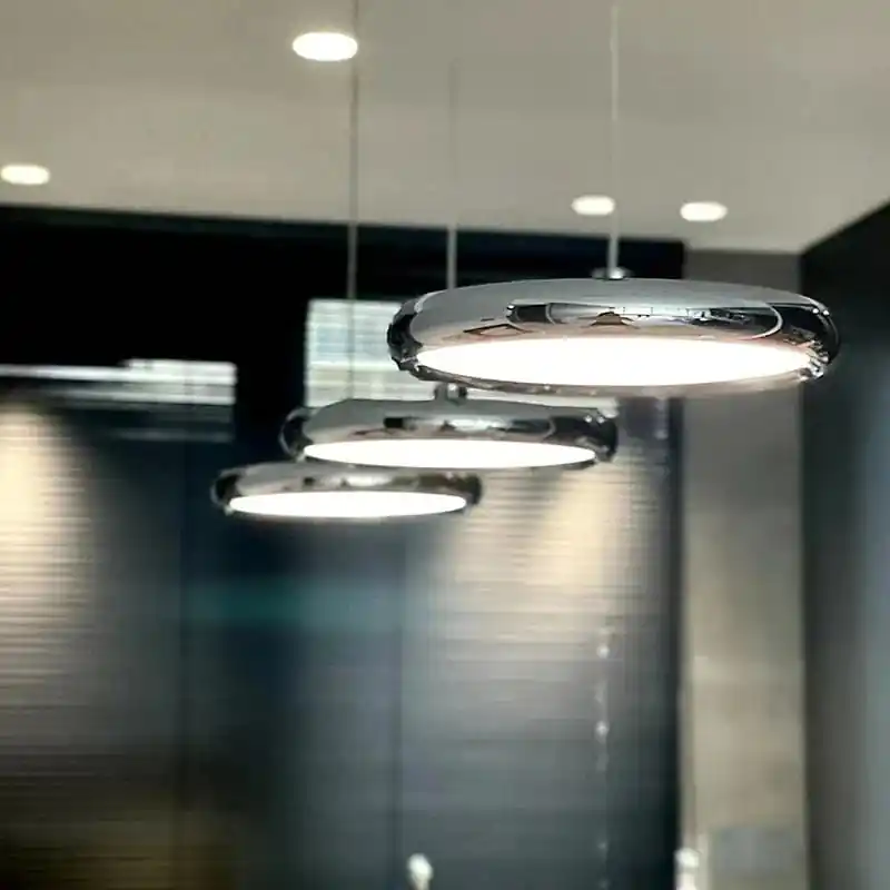 Suspension Luxe Chromée