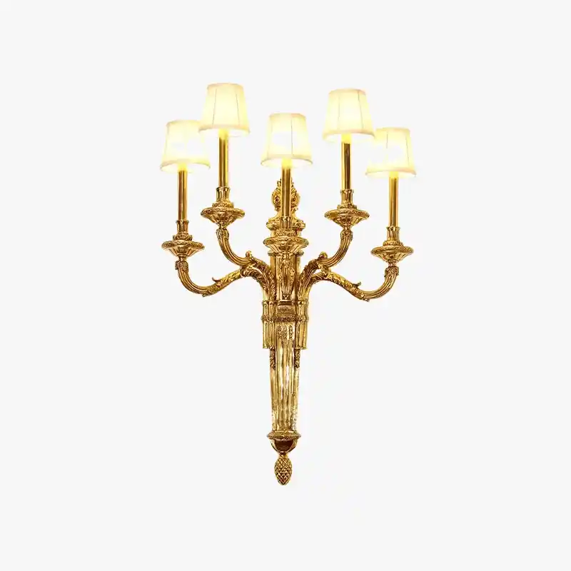 Applique murale cuivre Rococo Chic