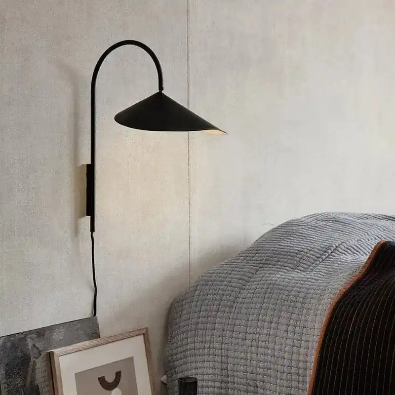 Applique moderne Intérieur Veilleuse Noire