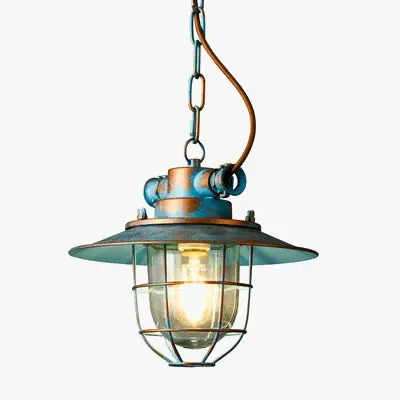 Suspension RustiLED - Fer et Verre industriel