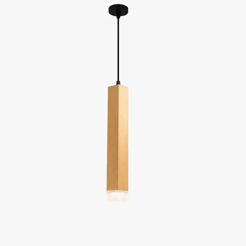 Suspension LED Tube Carré - Éclairage Moderne