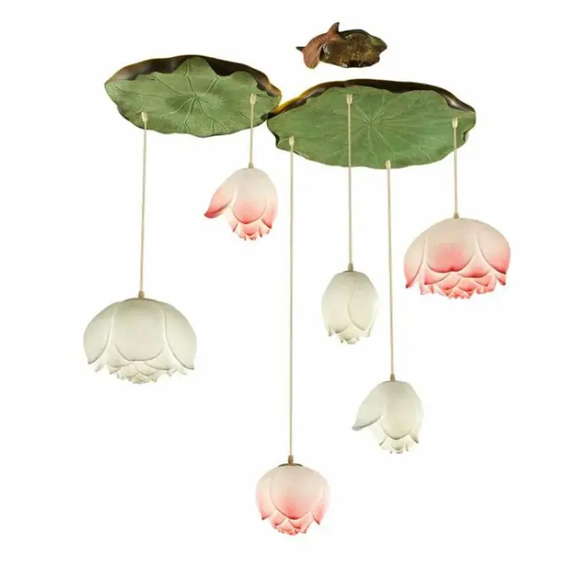 Suspension Lotus LED Vintage