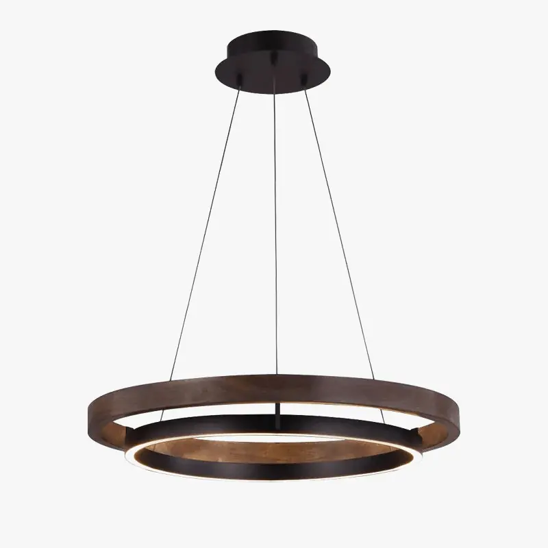 Suspension luminaire bois naturel minimalistic