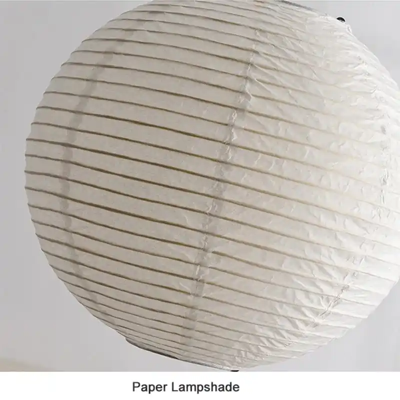 Suspension luminaire en papier japonais LED sphères.