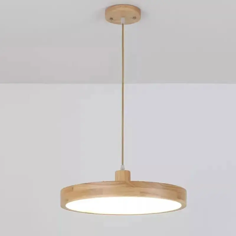 Suspension LED en bois Nordic Slim