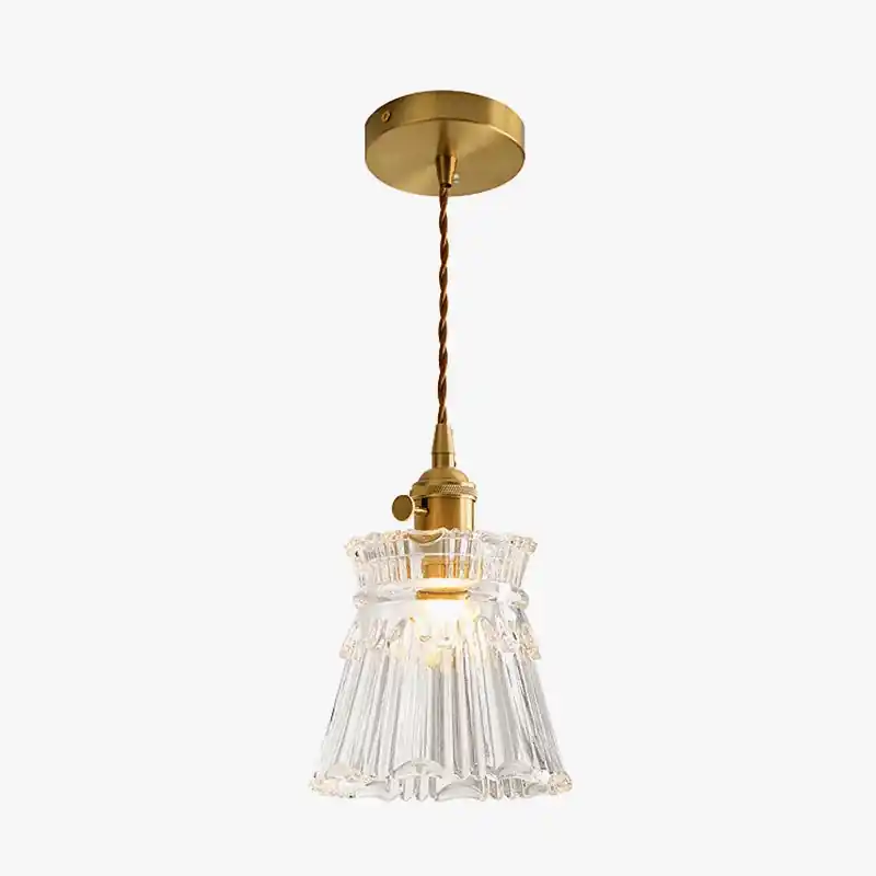 Suspension nordique en verre design