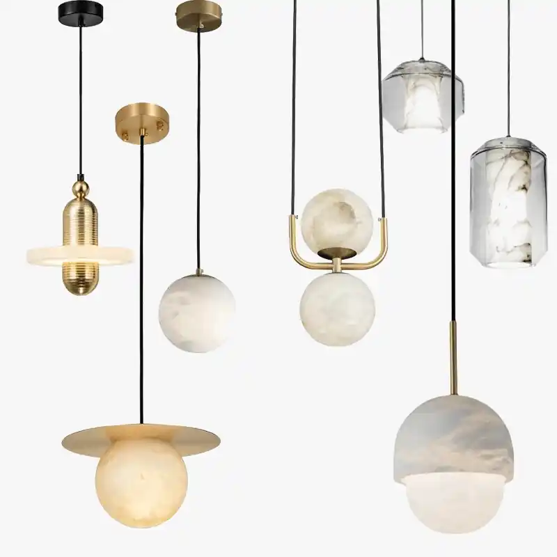 Suspension en marbre design moderniste