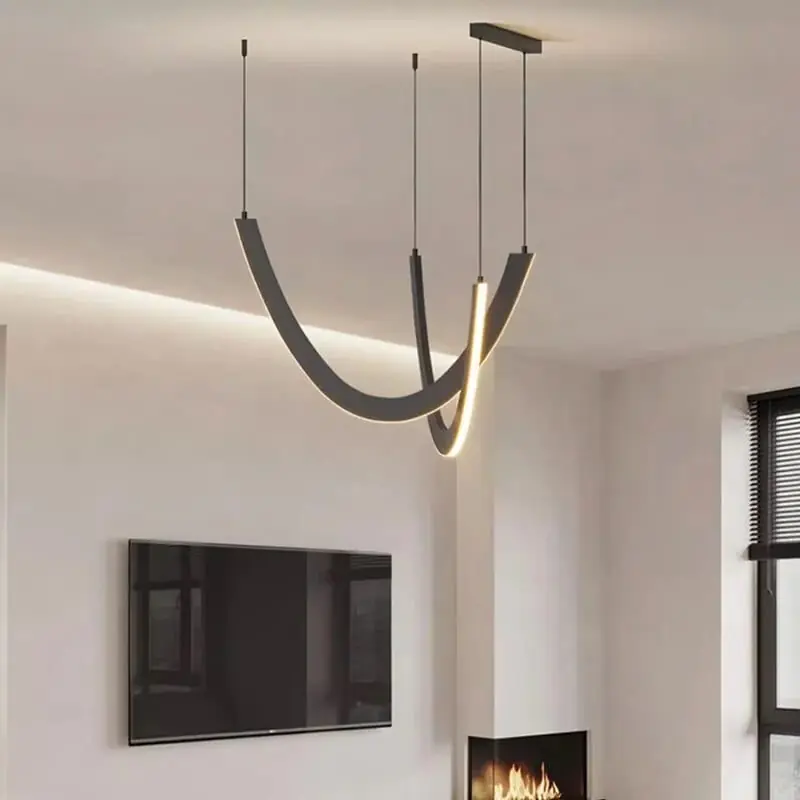 Suspensions Lumineuses pour un Salon Élégant
