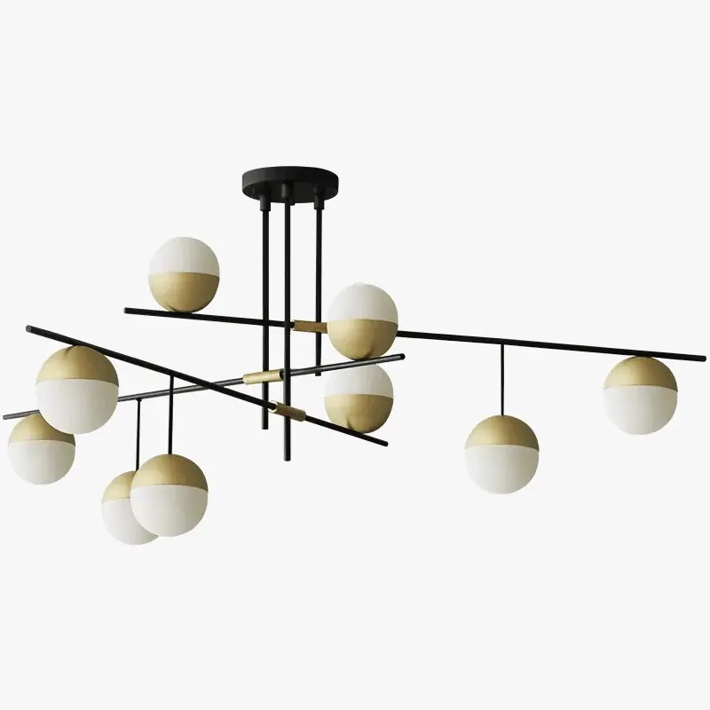 Suspension Luxe Post-Moderne - Idéale pour Salon