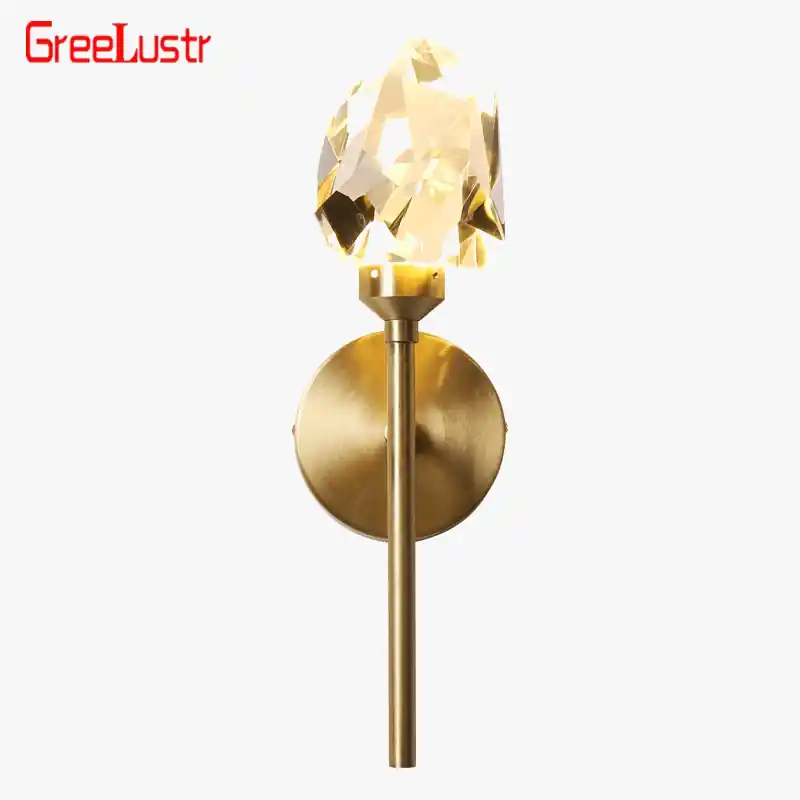 Applique murale LED Crystal Luxe - Élégance pour la décoration intérieure.