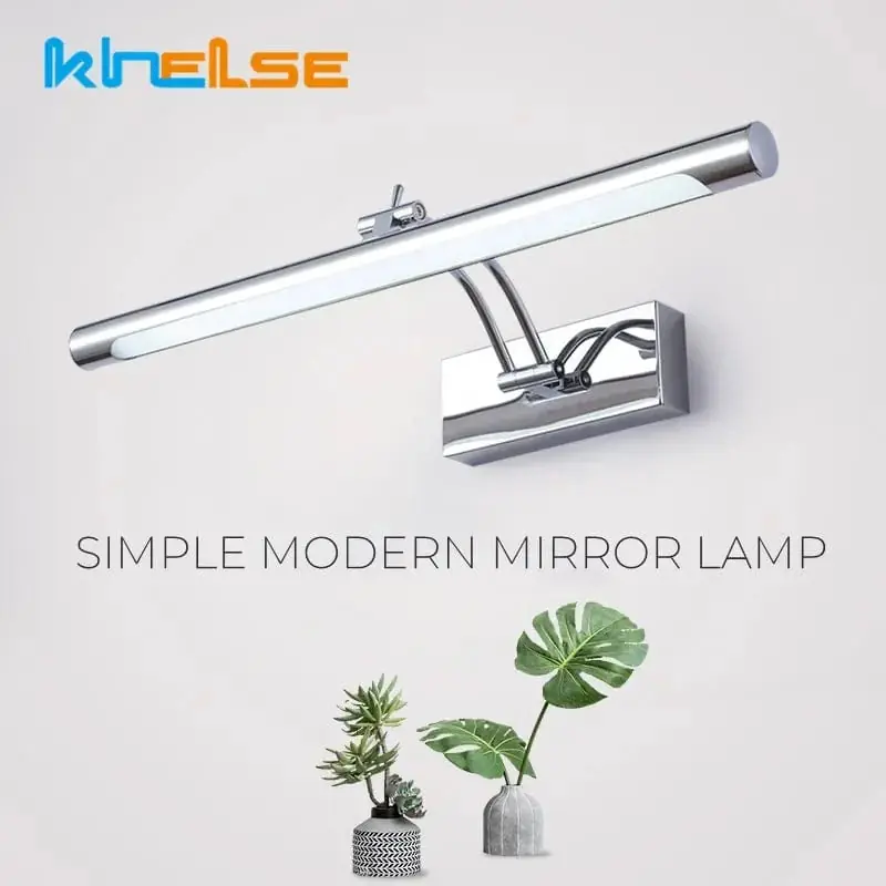 Applique LED Cosmétique Étanche en Acier Inox