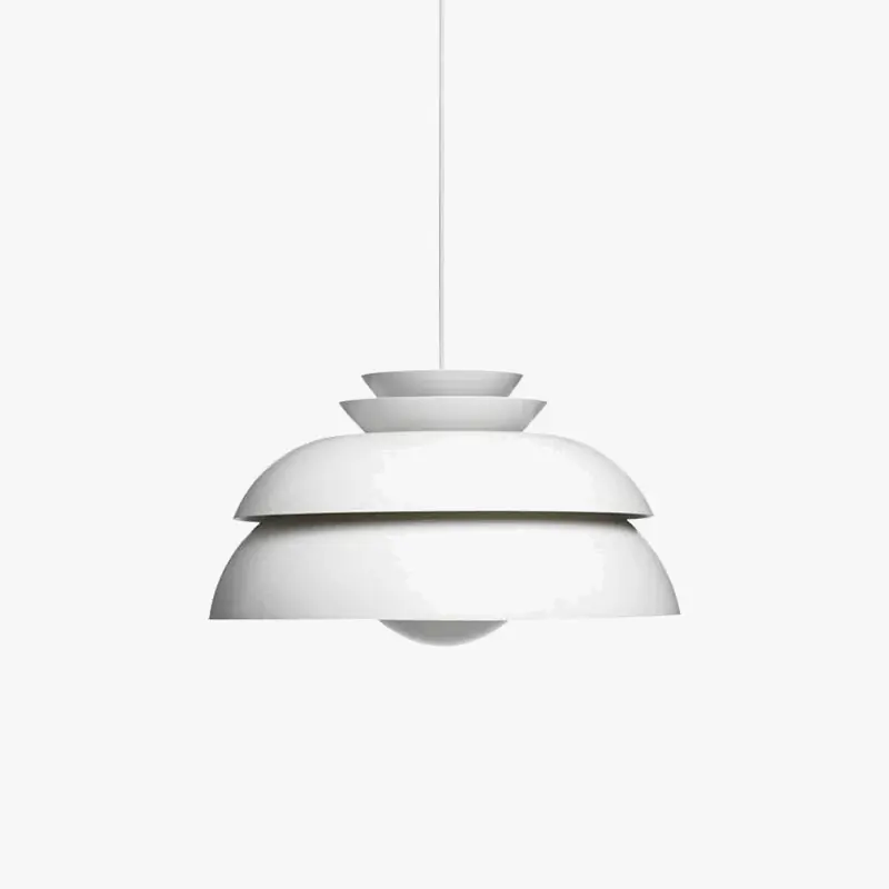 Suspension nordique blanche minimalist.