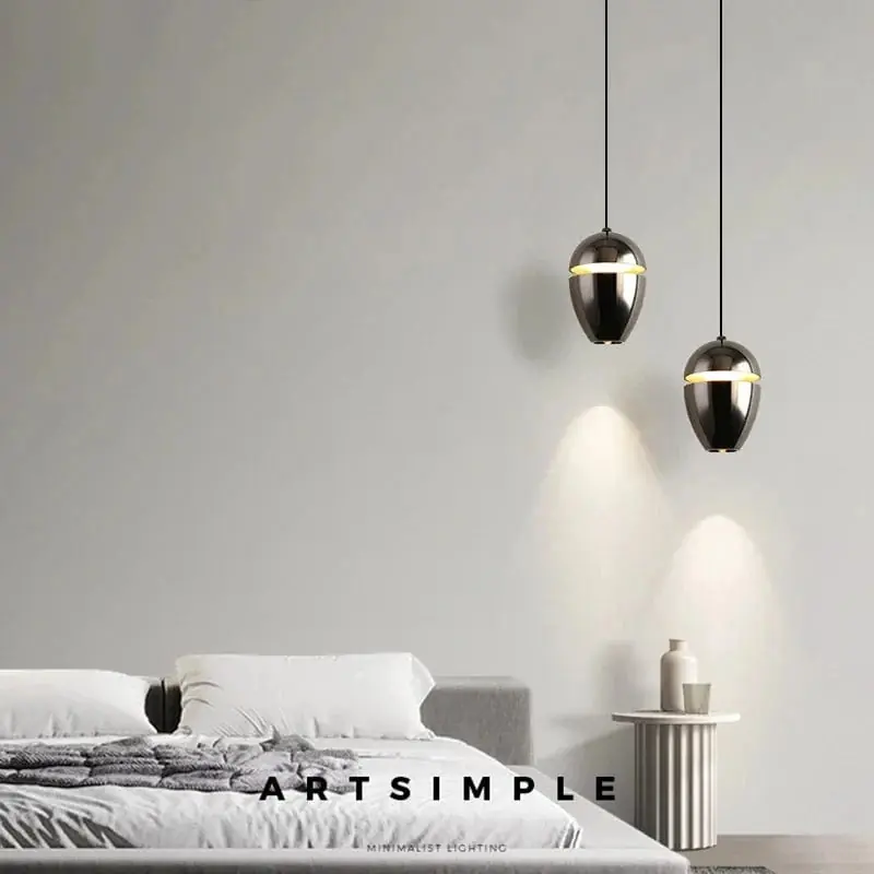Suspension LED Design Cuivrée
