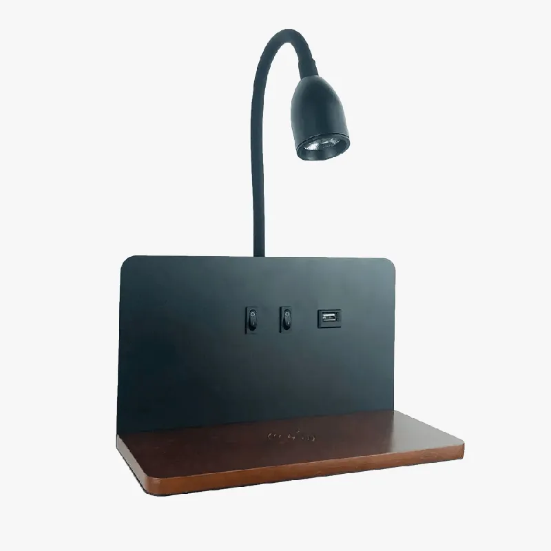 Applique Murale LED Intérieure USB Sans Fil 360° Rotative