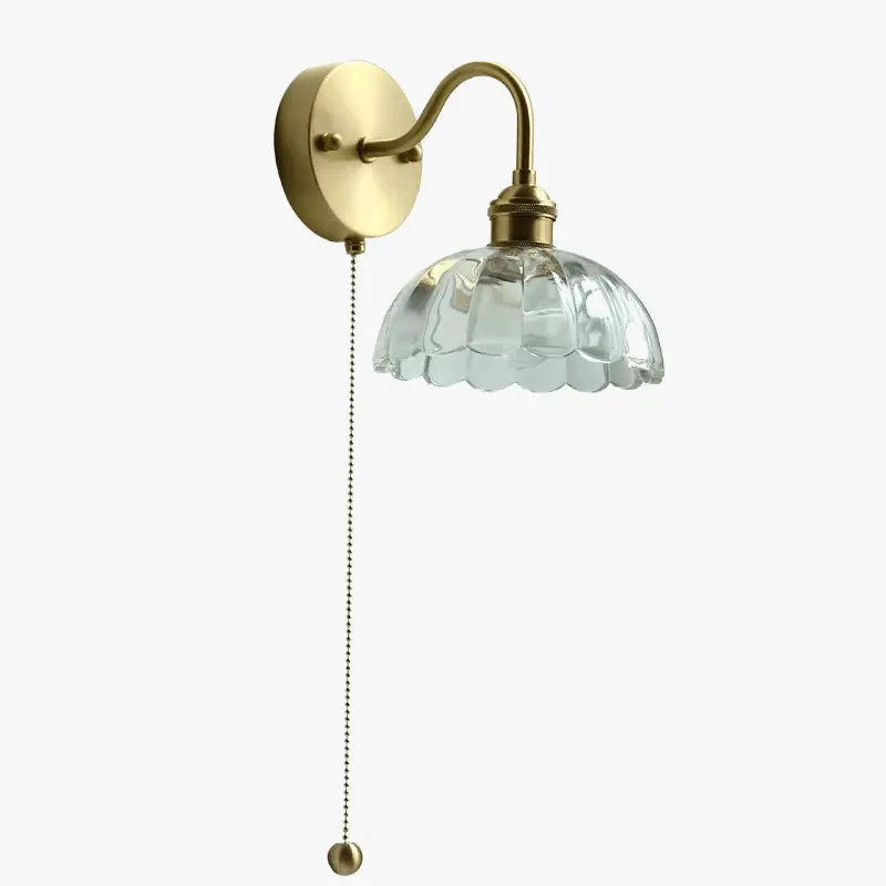 Applique murale LED cuivre nordique contemporaine