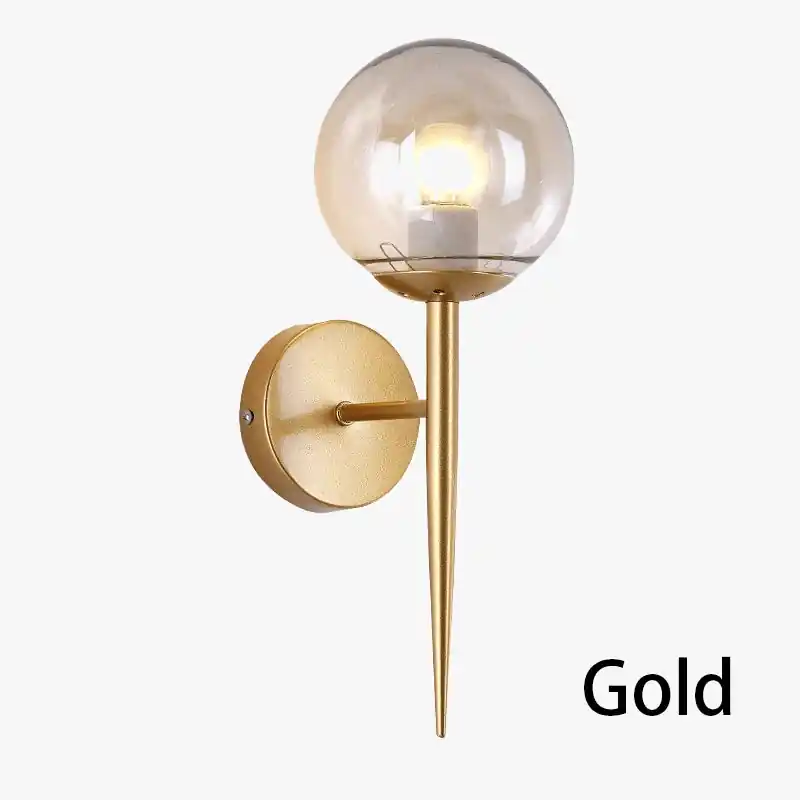Applique murale LED Boule Verre Moderne Nordique