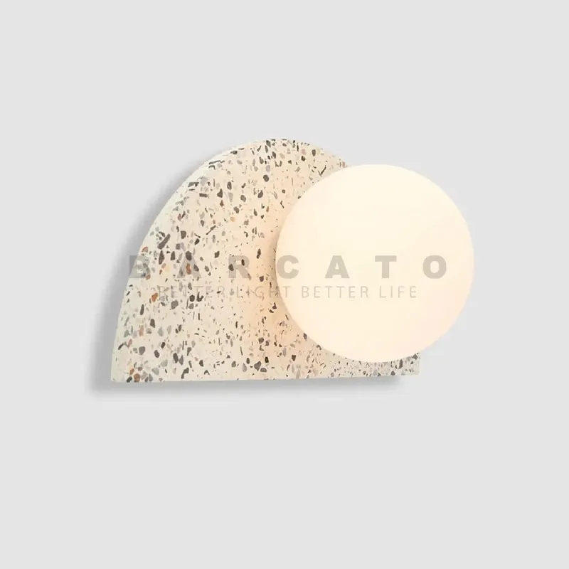Applique LED Terrazzo Japonais - Ambiance Rétro