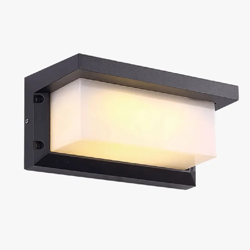 Applique LED infrarouge étanche pour extérieur : aluminium murale.