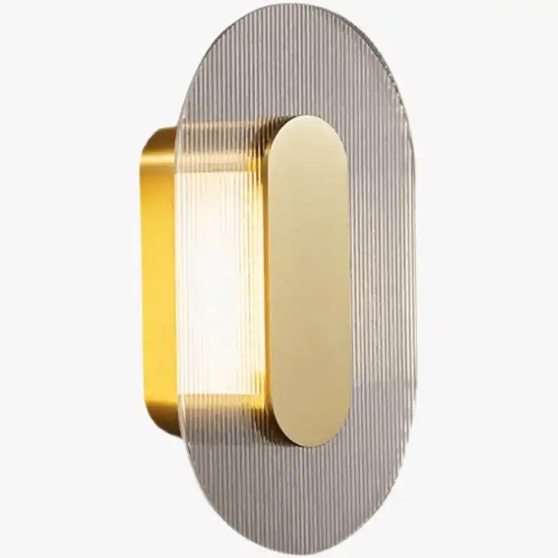 Applique murale de luxe en verre rond: Élégance illuminée