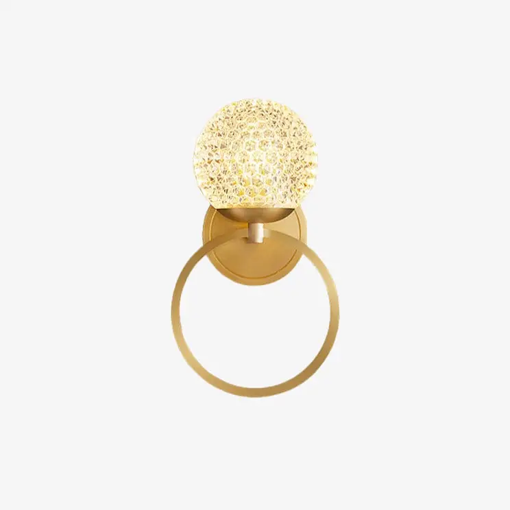 Applique murale LED Luxury en cristal de verre Ball