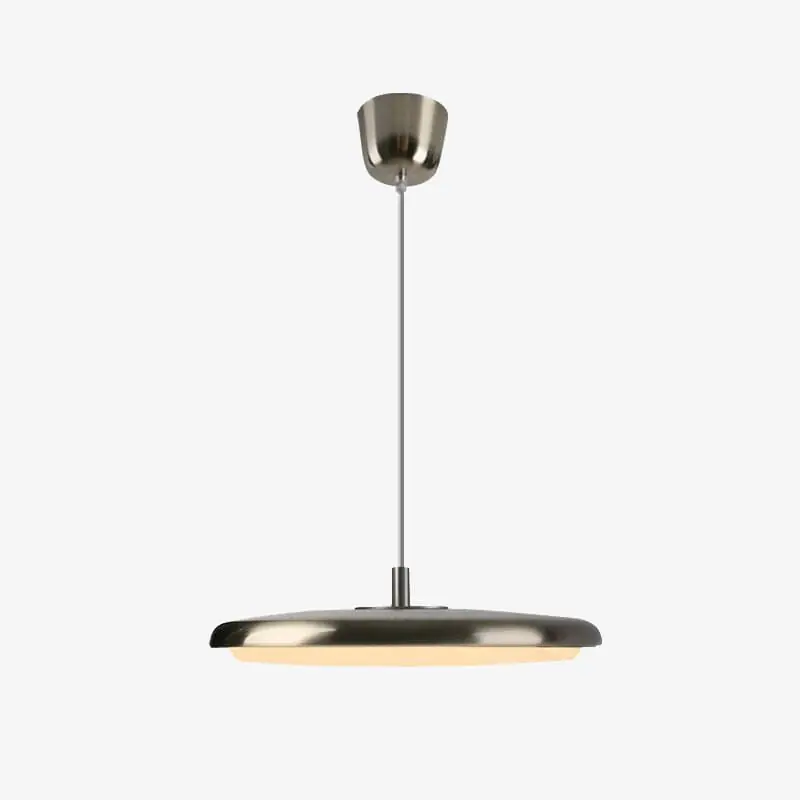 Suspension LED Sysley avec abat-jour plat et arrondi