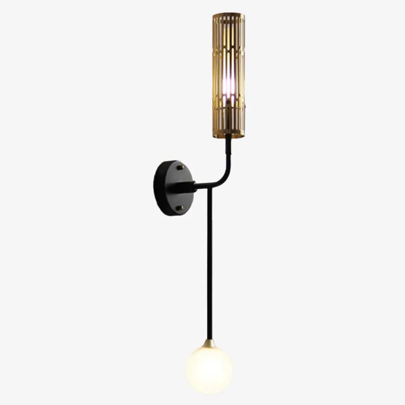 Applique murale industrielle design Gisors 2 lampes