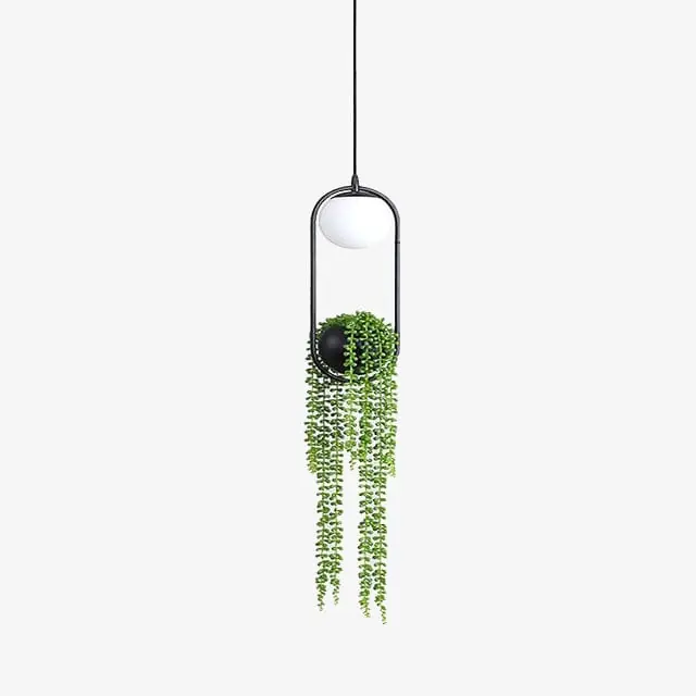 Suspension LED Loom - Design Moderne en Métal Noir