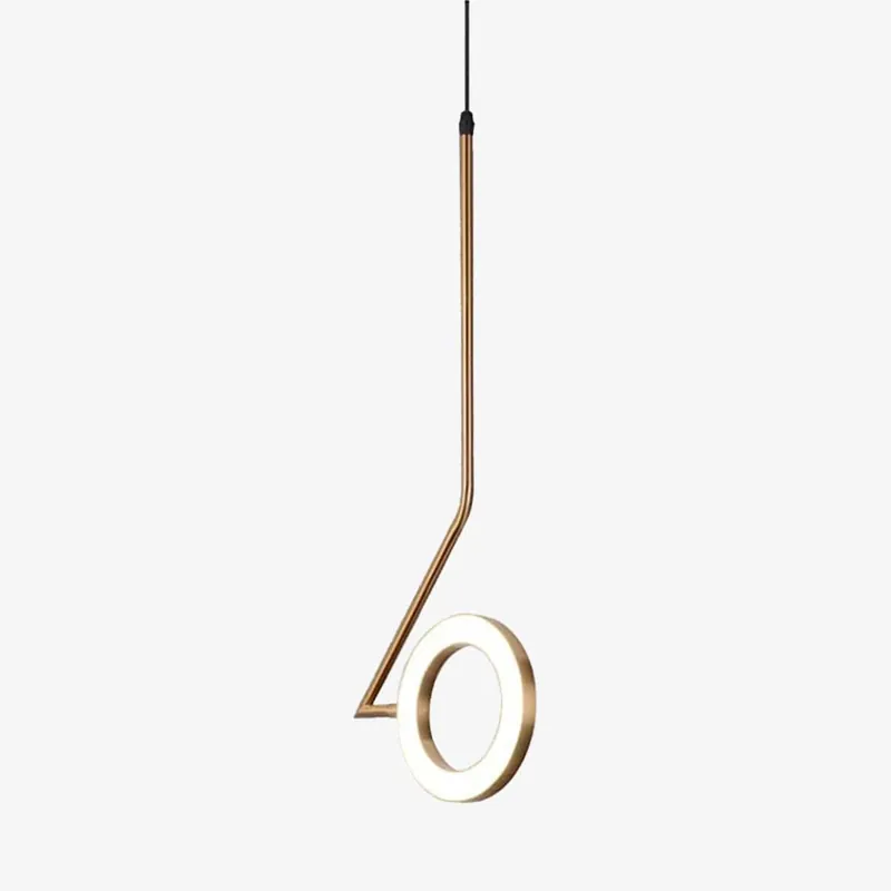 Suspension LED design en métal Bony