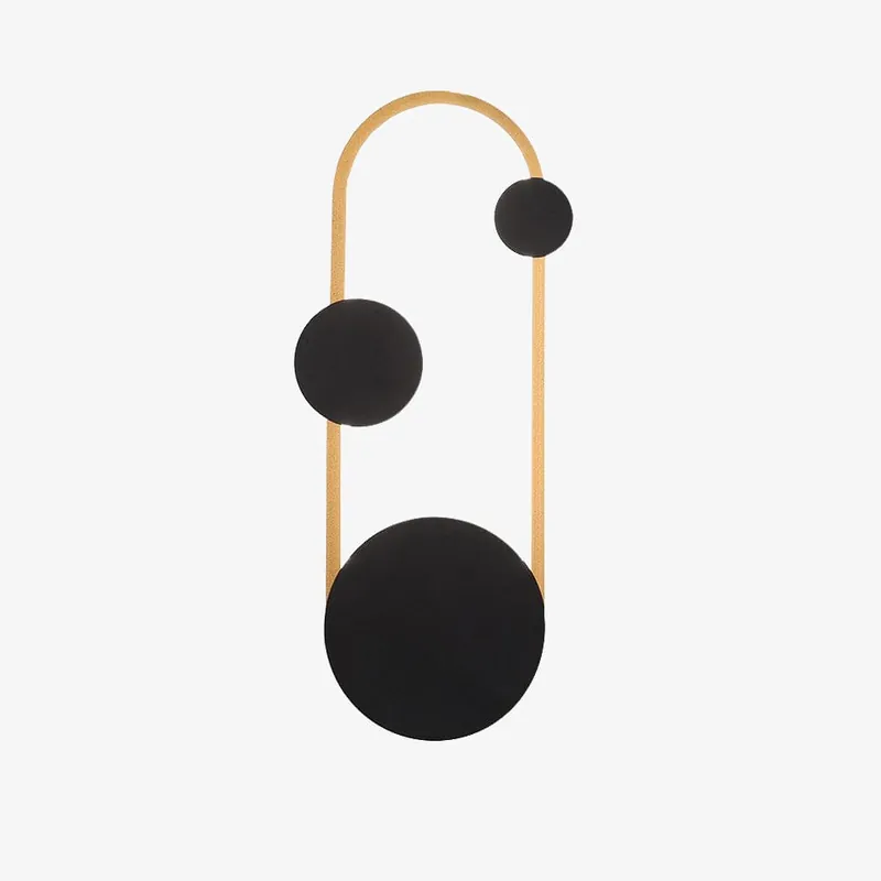 Applique murale LED arrondie de style moderne
