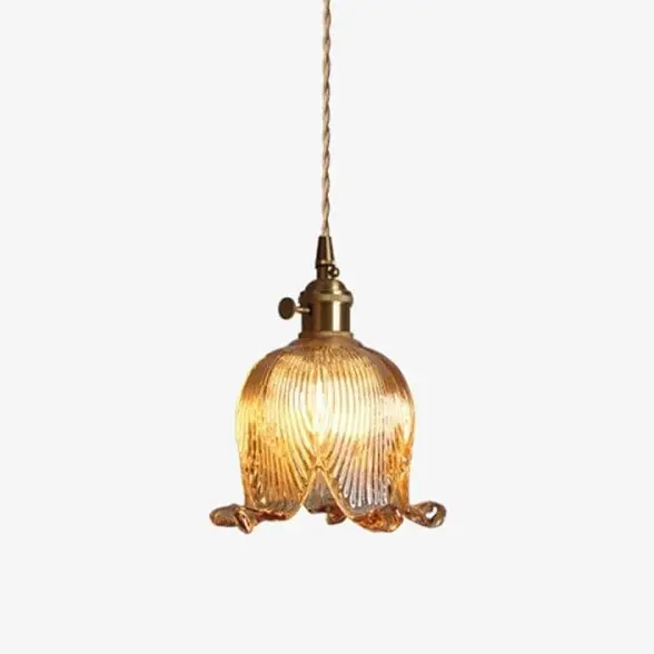 Suspension vintage LED Finnian Glass - Marqueée