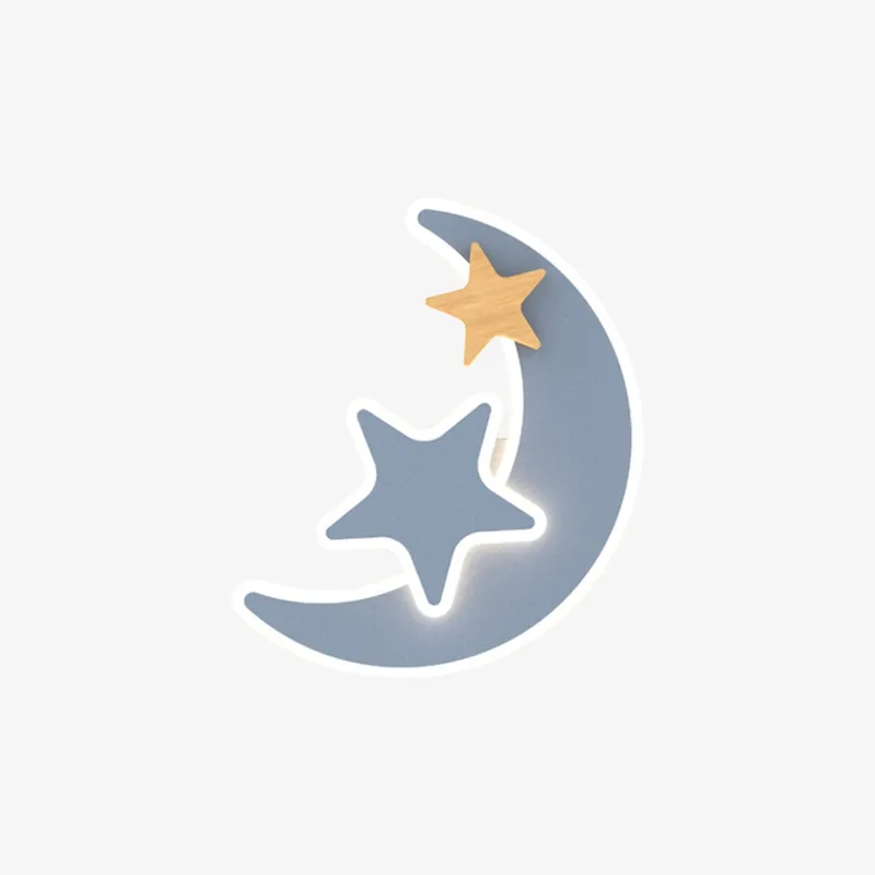 Applique murale LED lunaire pour enfant - Bowie's Glow