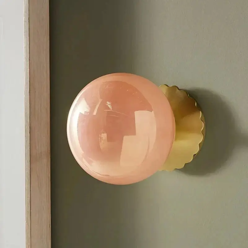 Applique murale LED de style nordique pour une décoration intérieure rétro