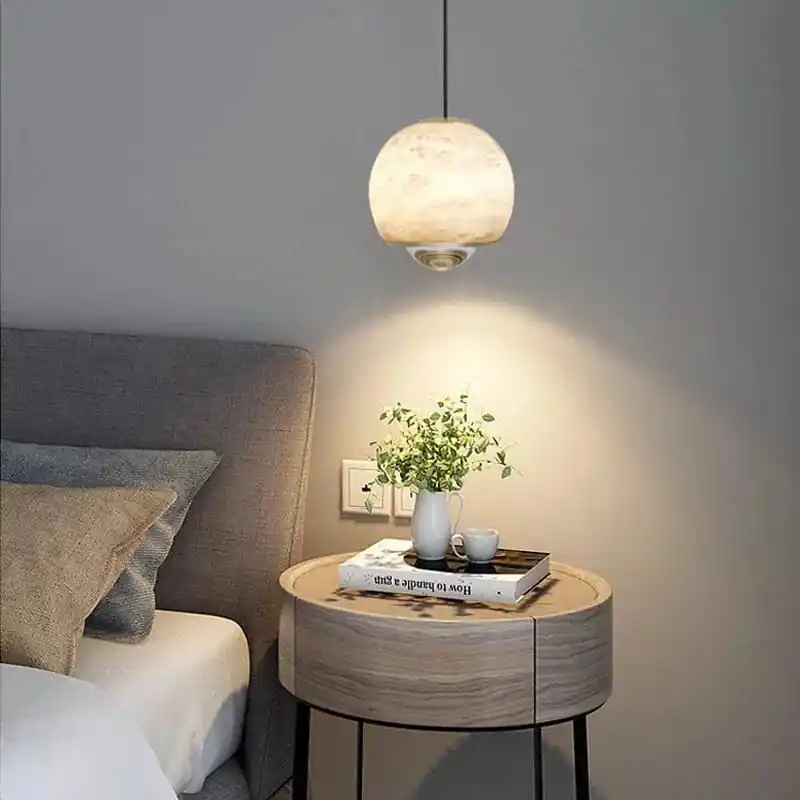 Suspension en marbre de design moderne et luxueux