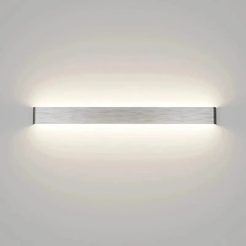 Applique Murale LED Moderne Intérieur \\"LightFlow\\" - Éclairage Décoratif Haut Vers Bas