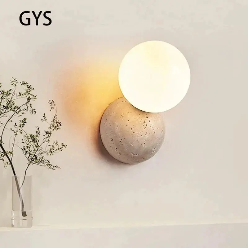 Applique Murale LED \\"Grotte de Pierre Nordique\\"