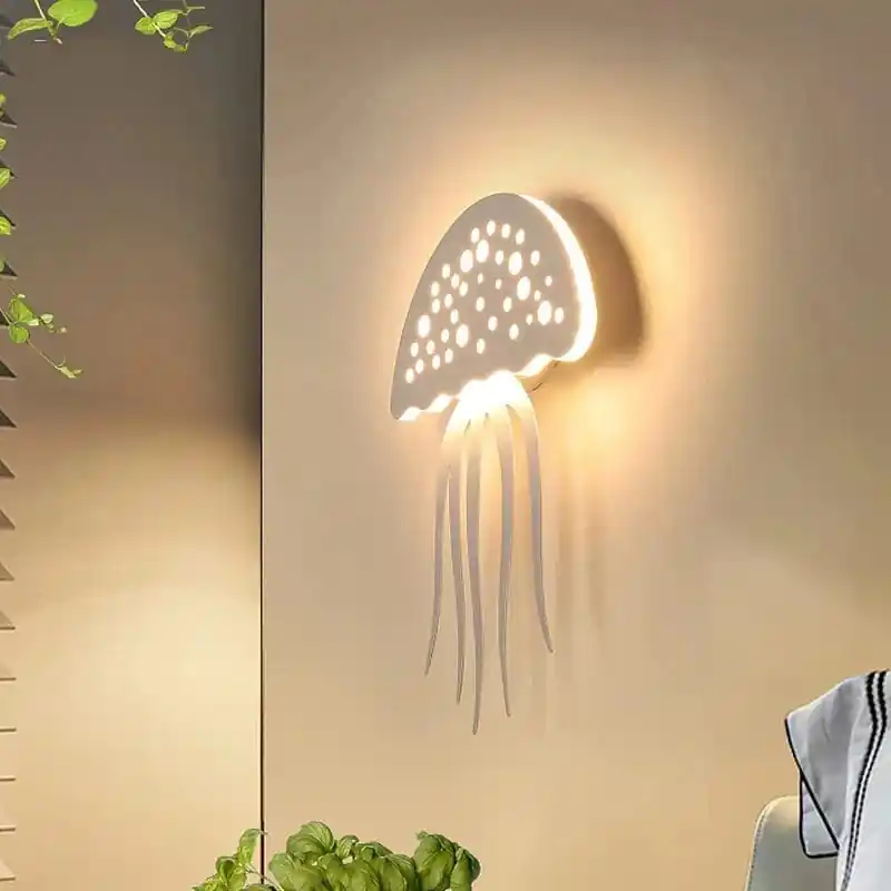 Applique murale LED Méduse pour enfants - Style Moderne